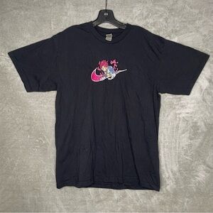 Gildan Hammer Dragon Ball Z Anime Vegeta Ultra Ego Black T-Shirt Size Large